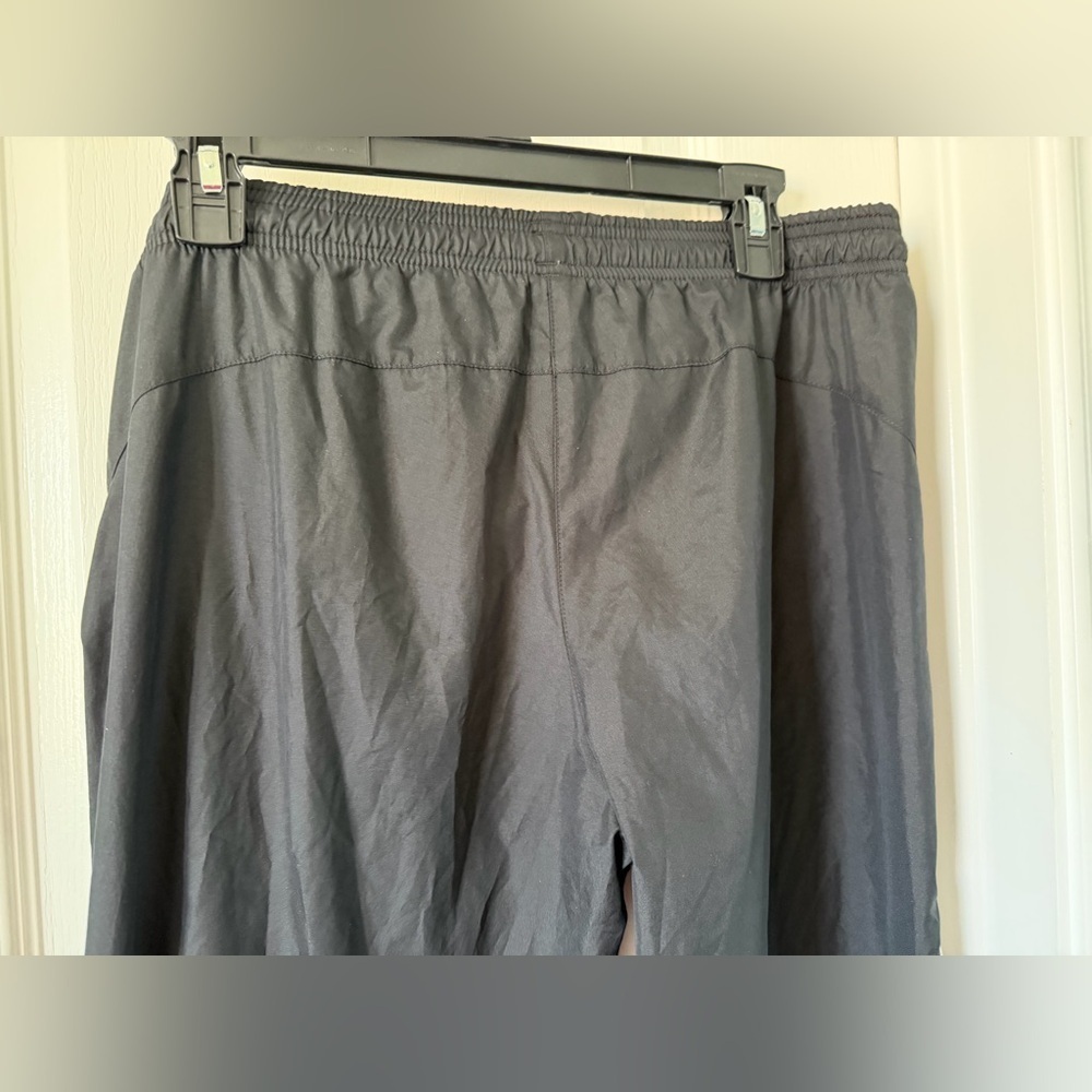 Adidas Black Athletic Pants with White Accents Size-M - Picture 9 of 9